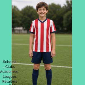 Atlético Madrid club soccer uniform