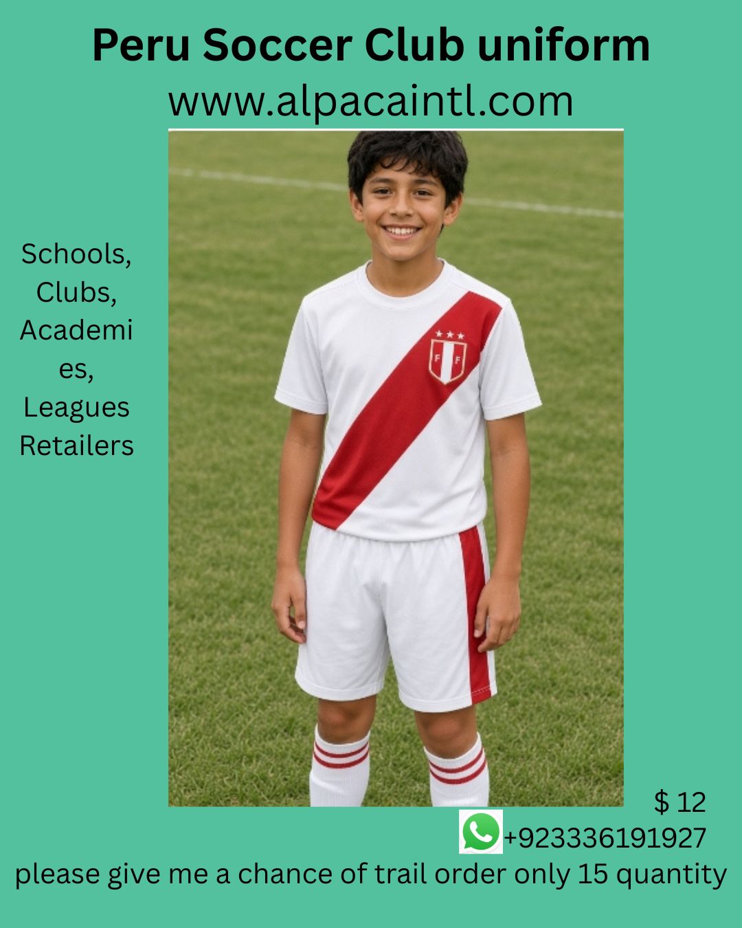 Peru soccer club uniform